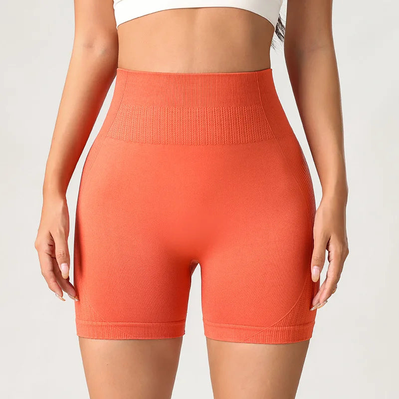 High-Waisted Sports Shorts