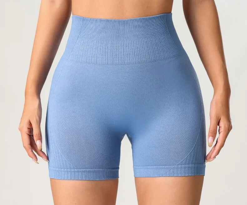 High-Waisted Sports Shorts